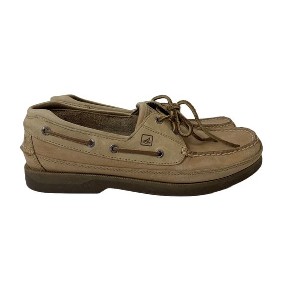 Sperry Shoes Sperry Mens Mako 2eye Boat Shoe In Tan Size 5 Poshmark